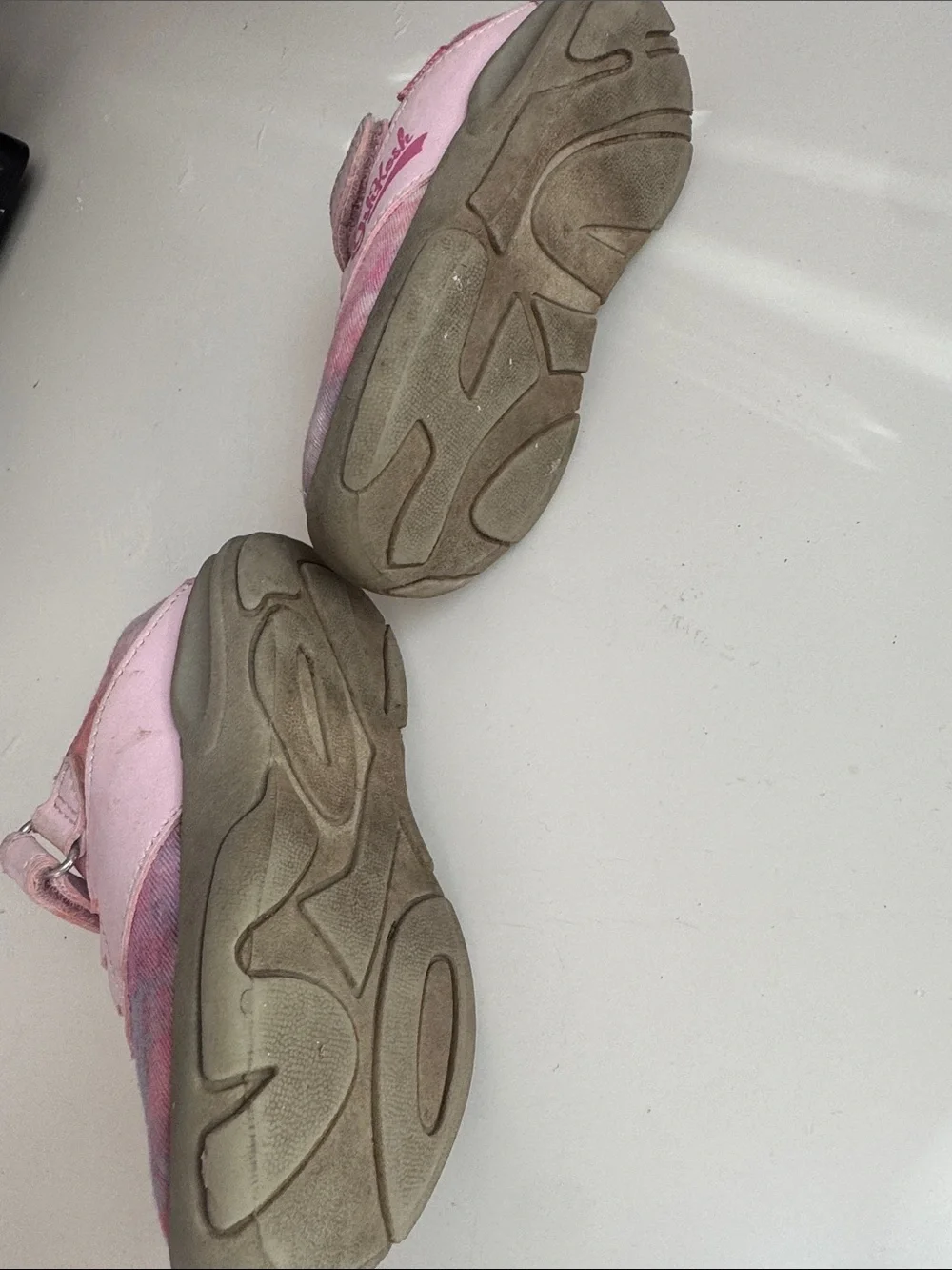 OshKosh B'gosh Pink Tie-Dye Toddler Sneakers with Hook-and-Loop Strap